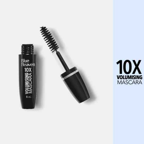Buy Blue Heaven 10x Volumising Mascara, Black (8 ml) - Purplle