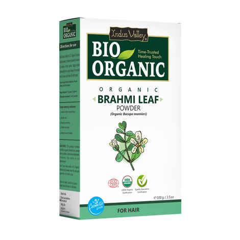 Buy Indus Valley Bio Organic 100% Pure Brahmi Powder (100 gm) - Purplle
