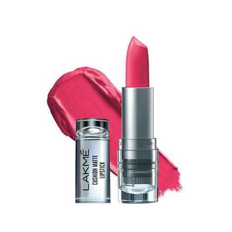 Buy Lakme Cushion Matte lip PinkCharm 4.5 gm - Purplle