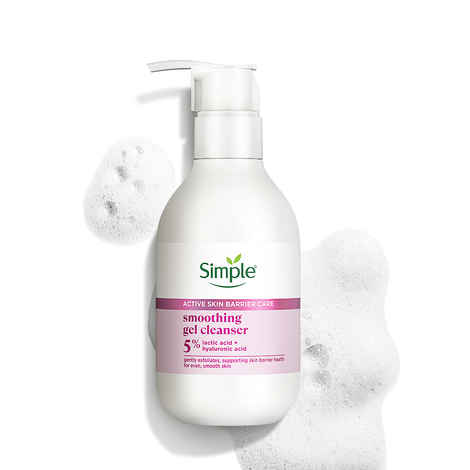 Buy Simple Active Skin Barrier Care Smoothing Gel Cleanser 150 ml - Purplle
