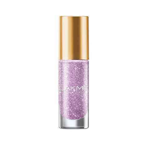 Buy Lakme Glitterati Collection Nail Paint Lavender Glam 6 ml - Purplle