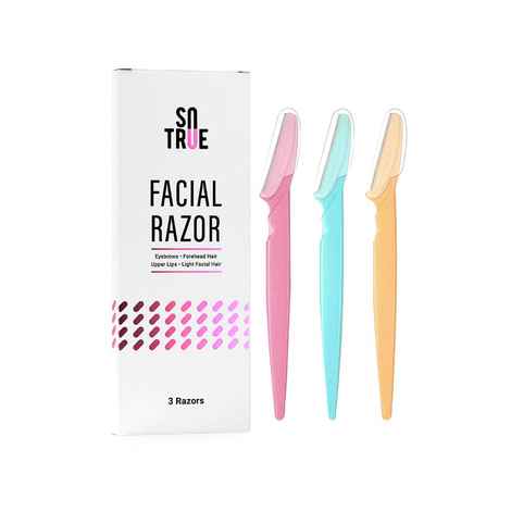 Buy Sotrue Facial Razor For Women Pack of 3 Facial Razors - Purplle