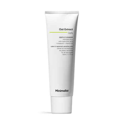 Buy Free Minimalist 6% Oats Cleanser Mini - 50 ml - Purplle