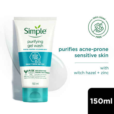 Buy Simple Daily Skin Detox Purifying Facial Wash 150 ml - Purplle
