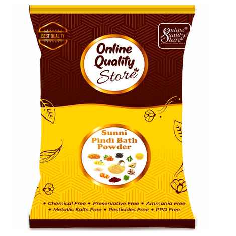 Online Quality Store Sunnipindi powder_200 gm | Sunnipindi Bath Powder Ubtan Pack - Skin Lightening & Tan Removal Bath Powder | Sunnipindi Pack for Deep Cleansing/ Skin & Hair Mask