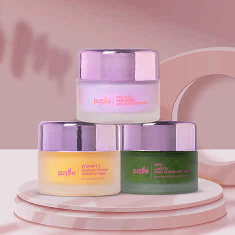 Buy Purplle Fruit Punch Kit | Face Scrub | Face Mask | Face Moisturiser | Combo of 3 - Purplle