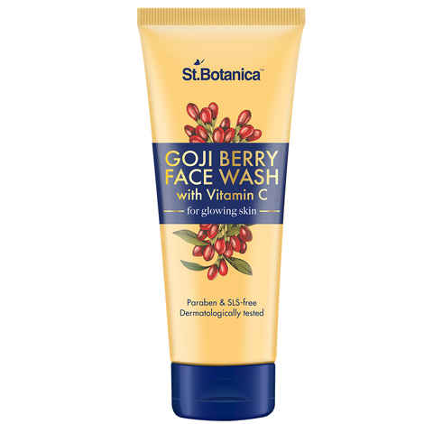 Buy St.Botanica Goji Berry Face Wash, 50 ml with Goji Berry, Vitamin C & Dragonfruit | For Clear, Even-Toned Skin | Paraben Free, Cruelty Free & Vegan - Purplle