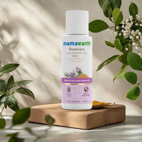 Mamaearth Rosemary Hair Growth Oil with Rosemary & Methi Dana for Promoting Hair Growth - 20 ml
