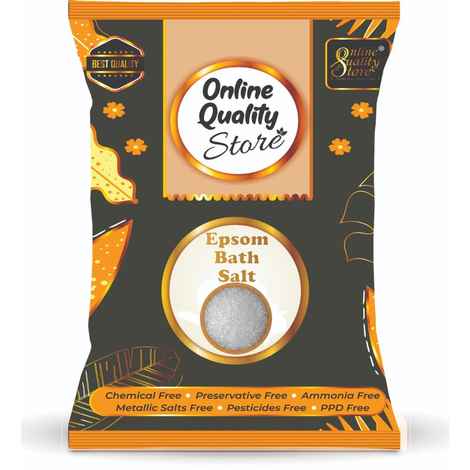 Buy Online Quality Store Epsom Bath Salt - 400 gm |bath salt for muscle relief Exotic & Indulging Preservatives Free |atural Dead Sea Salt {BathSalt_400} - Purplle