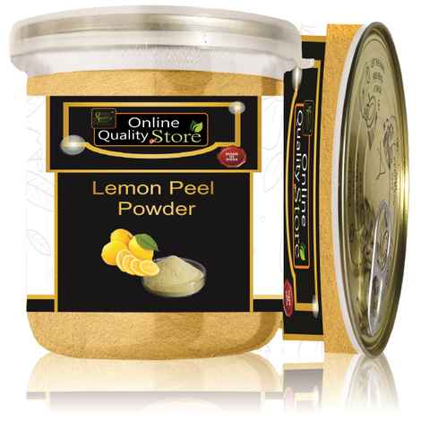 Buy Online Quality Store Lemon Powder For Skin Whitenin_100 gm- Organic Lemon Face Gel - Lemon Peel Gel for Brightening & Radiance Deep Clean Gel Mask {jar_Lemon_Peel_100} - Purplle