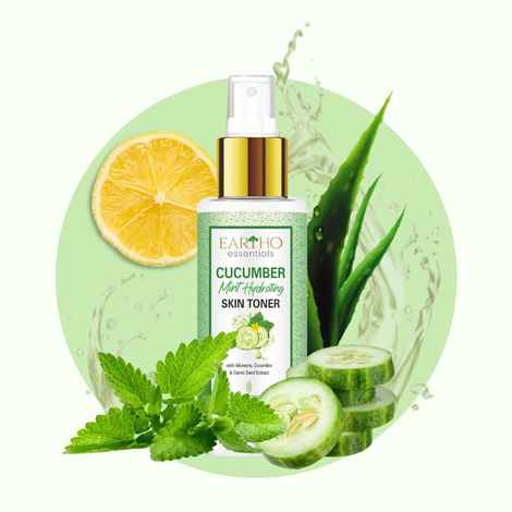 Buy Eartho Essentials Cucumber Mint Hydrating Toner 100ml - Purplle