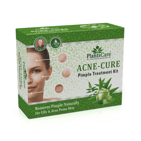 Buy Plants Care Acne cure pimple treatment kit 140g+165ml - Purplle
