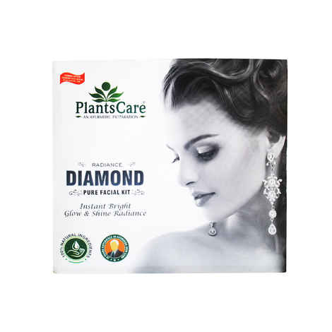 Buy Plants Care Radiance Diamond Pure Facial kit mini 100g - Purplle
