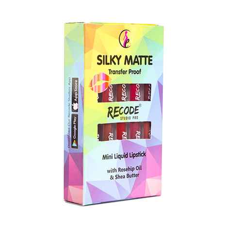 Buy Recode Silky Matte Lipstick- 12.50 ml(1.25 ml*10) - Purplle