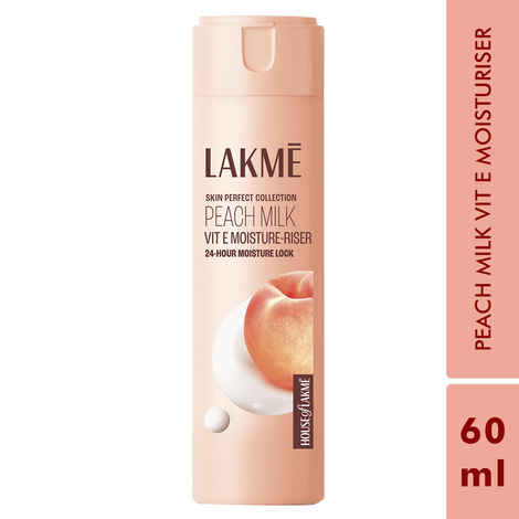 Buy Lakme Peach Milk Moisturizer Body Lotion 60 ml - Purplle