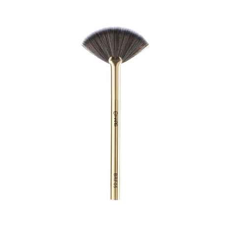 Buy MARS Artist's Arsenal Professional Fan Brush For Face Highlighting | Precise Synthetic Brushes | Feather Soft Touch | Perfect For Highlighting | Luxe Packaging Makeup Brush (Golden) - Purplle