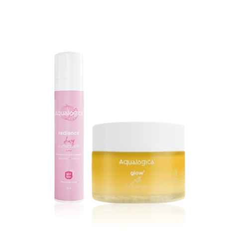 Buy Aqualogica Glow & Radiant Skin Combo (50g+50 gm) - Purplle
