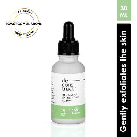 Buy Deconstruct Beginners Exfoliating Serum- 5% Lactic Acid + 1.5% Probiotic (30 ml) - Purplle