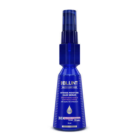 Buy BBlunt Intense Moisture Hair Serum with Vitamin E & Jojoba Oil - 70 ml - Purplle