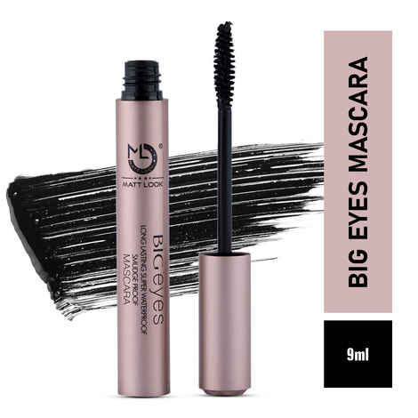 Buy Mattlook BIG EYES Long Lasting Super Waterproof Smudge proof Mascara, Jet Black 9 ml - Purplle