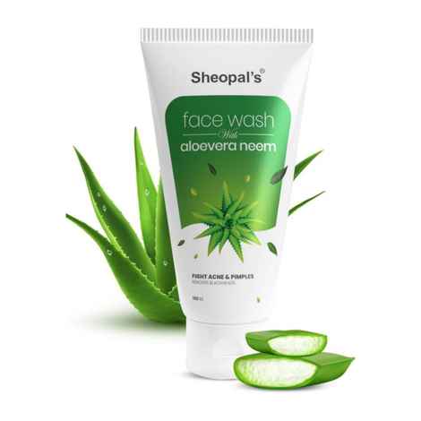 Buy Sheopals Aloevera Neem For Acne And Pimple Free Skin Face Wash (100 ml) - Purplle