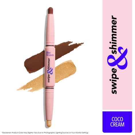 Buy Blue Heaven Swipe & Shimmer Long Lasting Non Transfer Eyeshadow Stick | Matte & Matallic Shades , Coco Cream (2.2 gm) - Purplle