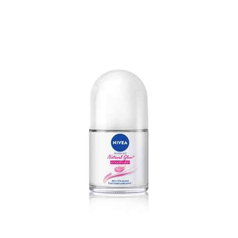 NIVEA Natural Glow Smooth Skin Deodorant Roll On for Women, 12 ml (originally Whitening Smooth Skin)