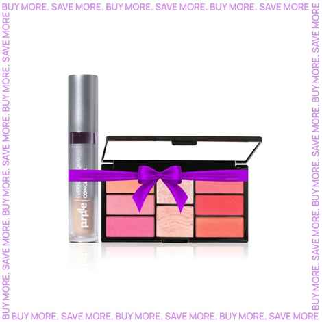 Buy Swiss Beauty Blusher and Highlighter Kit - 02 (18 g) + Purplle Everyday Liquid Concealer- 08 Chestnut Dip (6ml) - Purplle