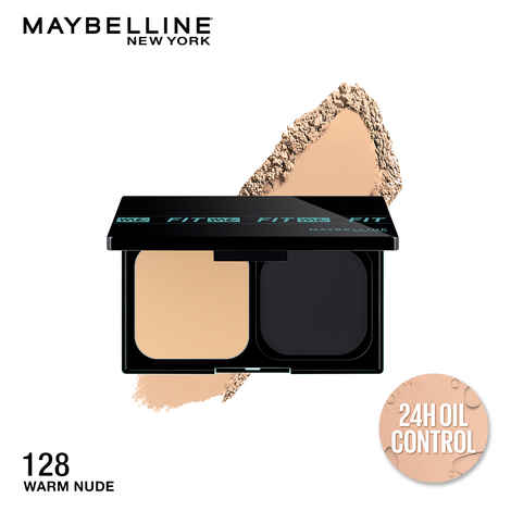 Maybelline New York Fit Me Matte + Poreless Powder Foundation, Shade 128 - 9 gm