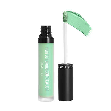 Buy Swiss Beauty Liqiud concealer -8 Green (6 gm) - Purplle