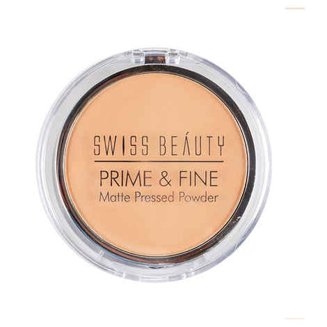 Swiss Beauty Matte Pressed Powder - 4 - Natural Beige - (8 gm)