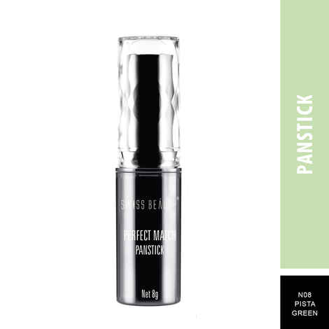 Buy Swiss Beauty Perfect Match Panstick Concealer 08 Pista Green (7.5 gm) - Purplle