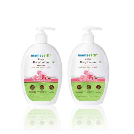 Buy Mamaearth Rose Body Lotion (Pack of 2) - Purplle