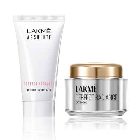 Buy Lakme Perfect Radiance Duo Combo (Face Wash, Illuminated Look, 50 g + Ultime Collection Day Cream With Niacinamide 50 gm) - Purplle
