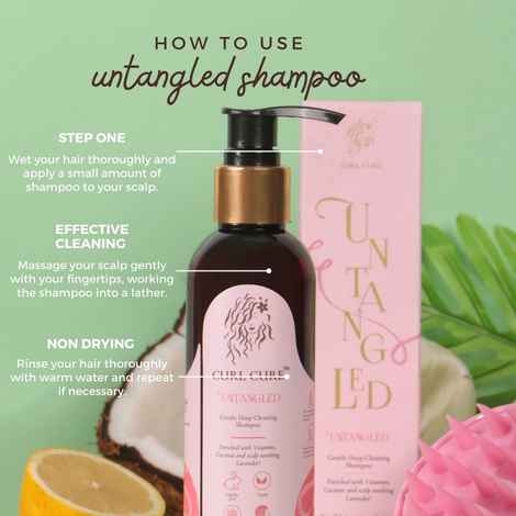 Buy Curl Cure Cleanse + Condition - Untangled Shampoo +Hydrate Don't Hate Conditioner Combo of 2 - Purplle