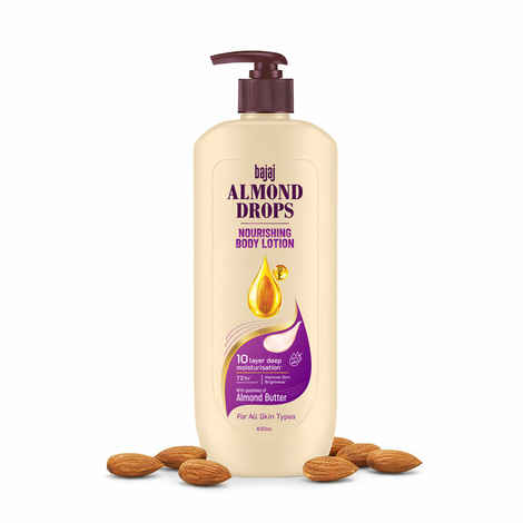 Buy Bajaj Almond Drops Non-Sticky Body Lotion - 400 ml - Purplle