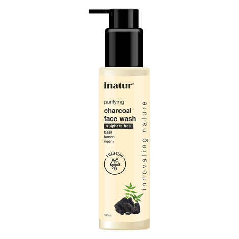 Buy Inatur Charcoal Face Wash (100 ml) - Purplle