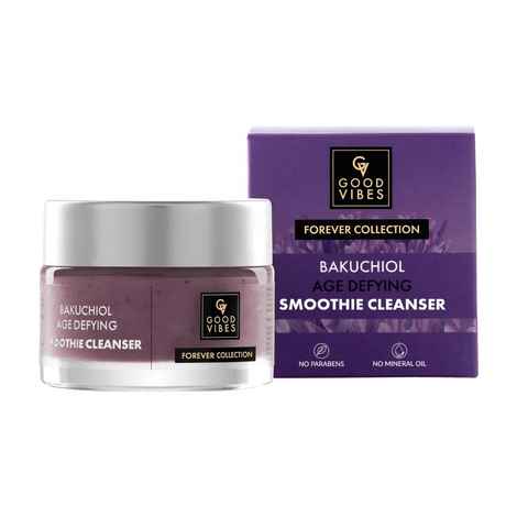 Buy Good Vibes Bakuchiol Age Defying Smoothie Cleanser | Gentle Cleansing, Anti-Ageing | For Smooth & Soft Skin | Forever Collection | (45 g) - Purplle