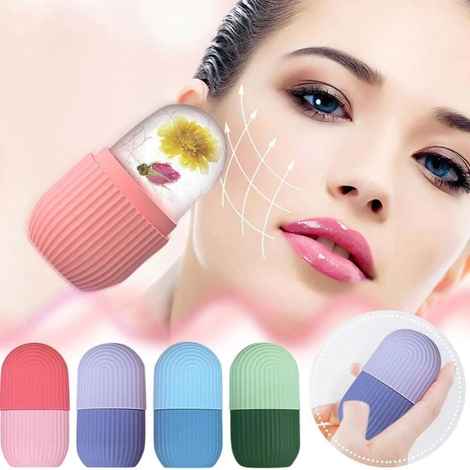 Buy Trendzie Skin Care Ice Roller for Face,Eyes And Neck Skin Reusable Facial Tool for Glowing & Tighten Skin (Multicolors) 1 Pc - Purplle