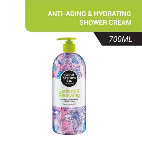 Buy Good Virtues Co. Anti-Aging & Hydrating Shower Cream - 700 ml - Purplle