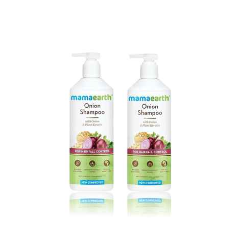 Buy Mamaearth Onion Shampoo Pack of 2 - 400ml - Purplle