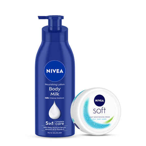 Buy NIVEA Nourishing Body Milk,l & Soft Moisturizing Cream - Purplle