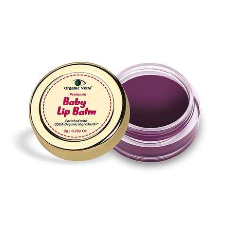 Buy Organic Netra Baby Lip Balm | Moisturizes and Heal Dry Lips | Enriched with Beetroot Extract | Natural and Organic Ingredients with No Harmful Chemicals - 8 gm (Pack of 1) - Purplle