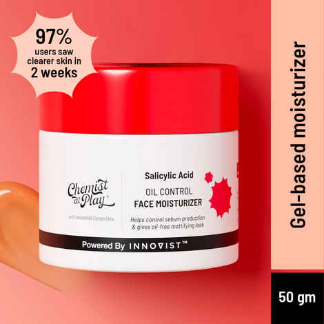 Buy Chemist at Play Oil Free Face Moisturizer with Ceramides | Control Excess Sebum Production | 50 gm - Purplle