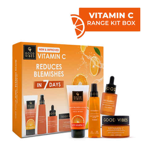 Buy Good Vibes Vitamin C range kit box - 360 gms - Purplle
