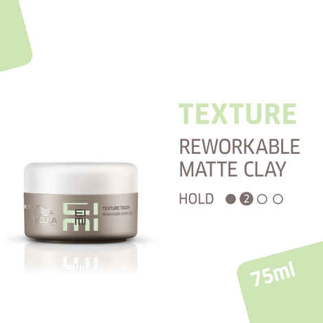 Wella Professionals EIMI Texture Touch Reworkable Matte Clay (75 ml)