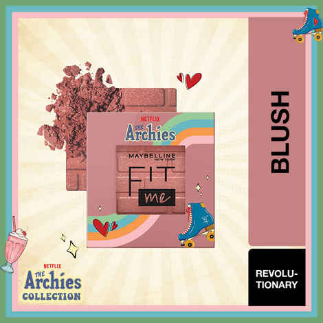 Maybelline NY Blush, Fit Me Blush, The Archies Collection, 50 Revolutionary, 4.5 gm