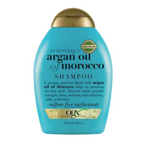 Buy OGX Renewing + Argan Oil of Morocco Hydrating Hair Shampoo, Cold-Pressed Argan Oil to Help Moisturize, Soften & Strengthen Hair, Paraben-Free with Sulfate-Free Surfactants, 385 g - Purplle