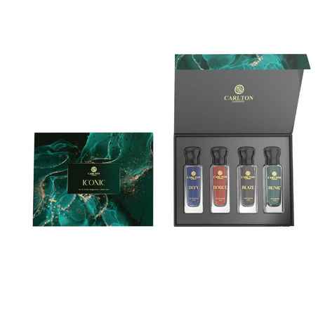 Buy Carlton London Men ICONIC Gift Set of 4 EDP Perfume - 20 ml each - Purplle