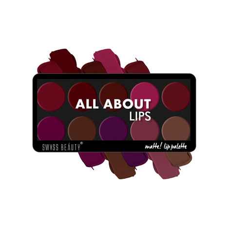 Swiss Beauty Matte Lip Pallete - 03 - 12 gm